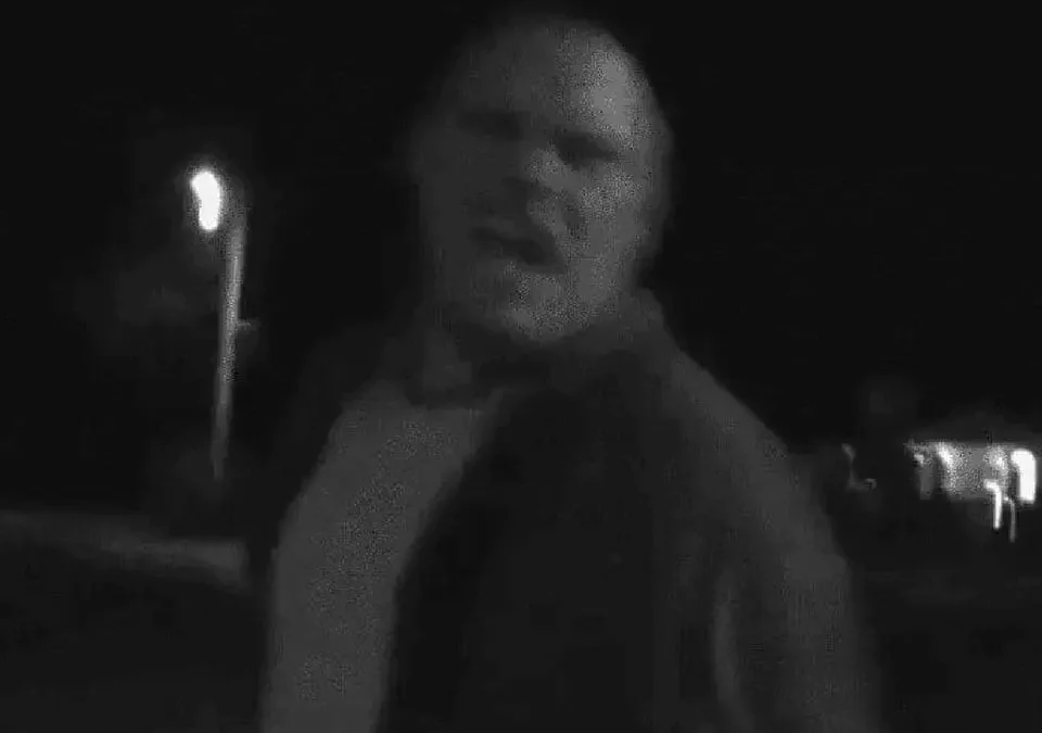 Actor Joshua Brunken on the set of the movie Apparition, a Leesley Films production of the Marcus Bryant story.