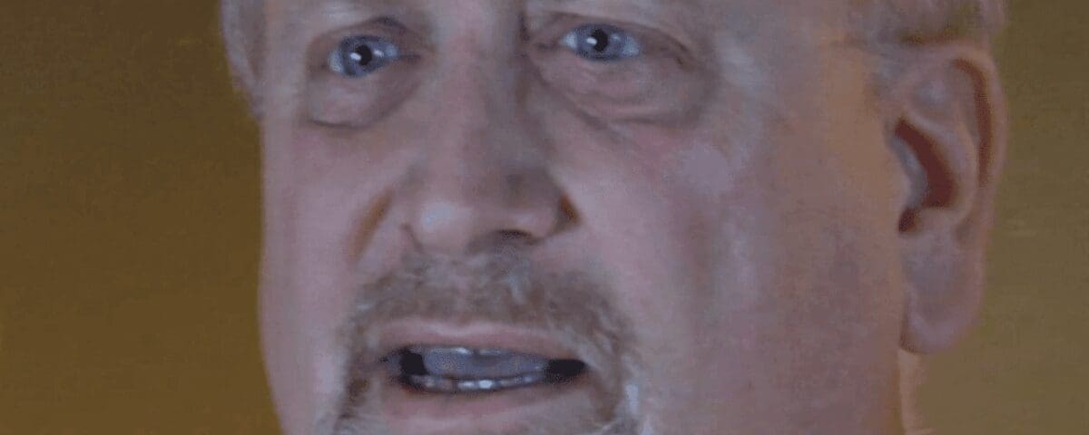 Actor Rick Gilbreath in a scene from the movie Apparition by Leesley Films.