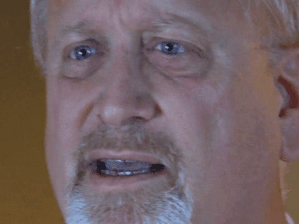 Actor Rick Gilbreath in a scene from the movie Apparition by Leesley Films.