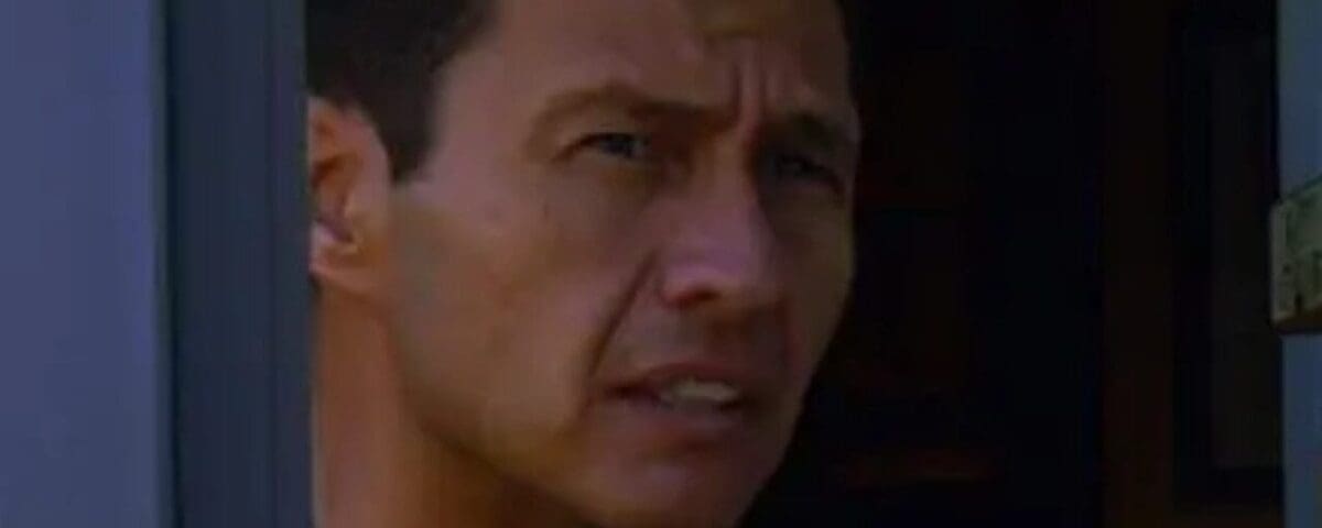 Actor Ted Perez on the set of the movie Apparition, a Leesley Films production.