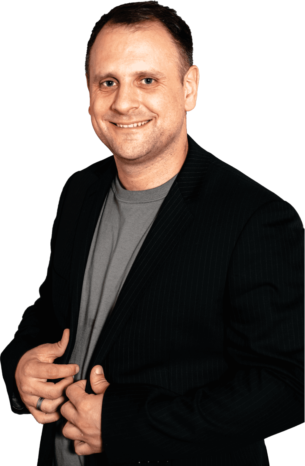 Actor James Bessinas II, cast member in the Christian movie Apparition.