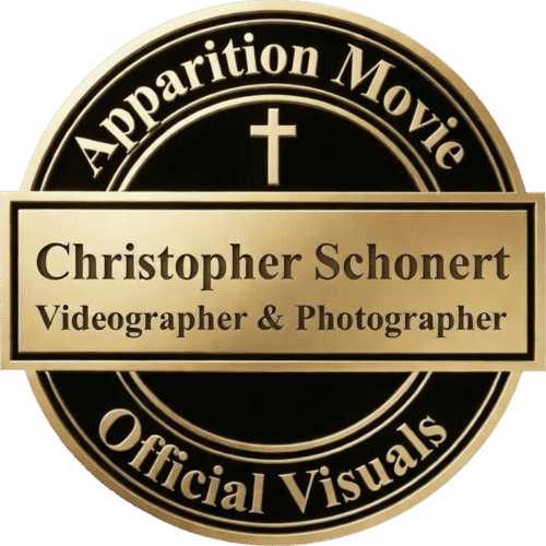 Official Leesley Films endorsement seal for Christopher Schonert, Lead Videographer and Photographer for the movie Apparition
