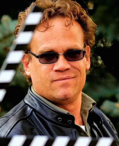 Director Jamison on the set of the Christian thriller Apparition.