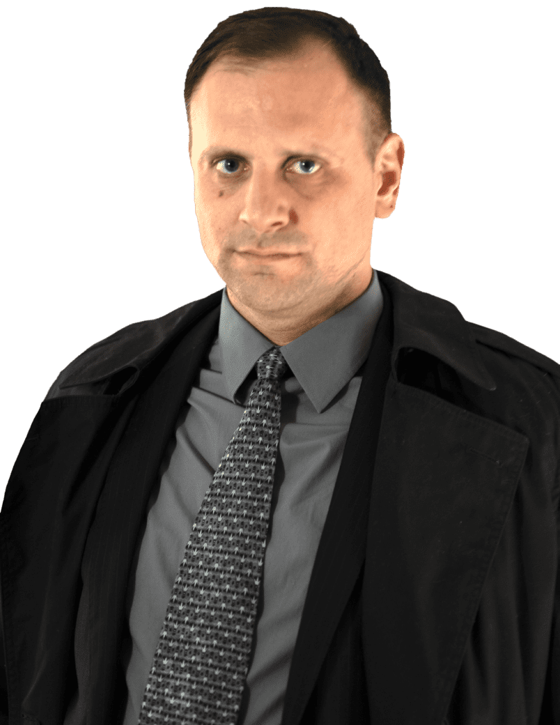 James Bessinas II on the set of the supernatural thriller Apparition.