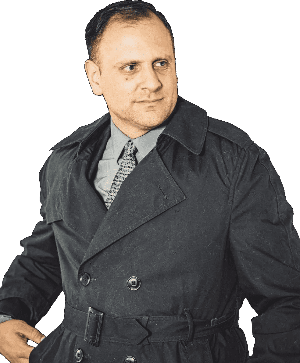 James Bessinas II discussing his work in the Christian film industry.