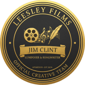 Official production seal for Jim Clint, Composer and Songwriter for the Leesley Films production of Apparition.