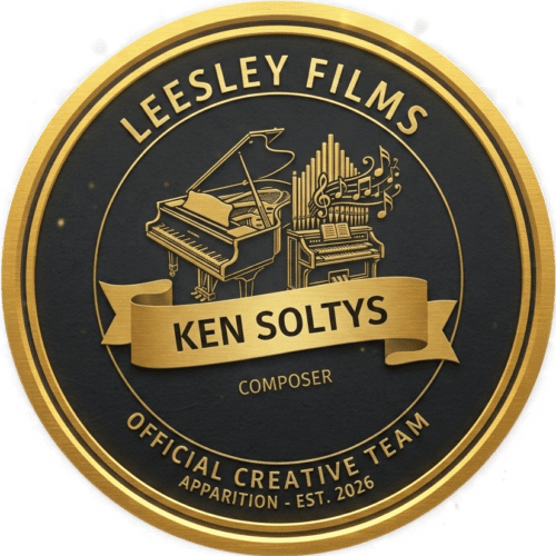 Official Creative Team seal for composer Ken Soltys for the Leesley Films production of Apparition.