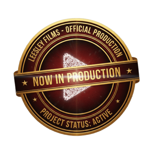 Official production status seal for the movie Apparition by Leesley Films, showing active status for 2026 filming