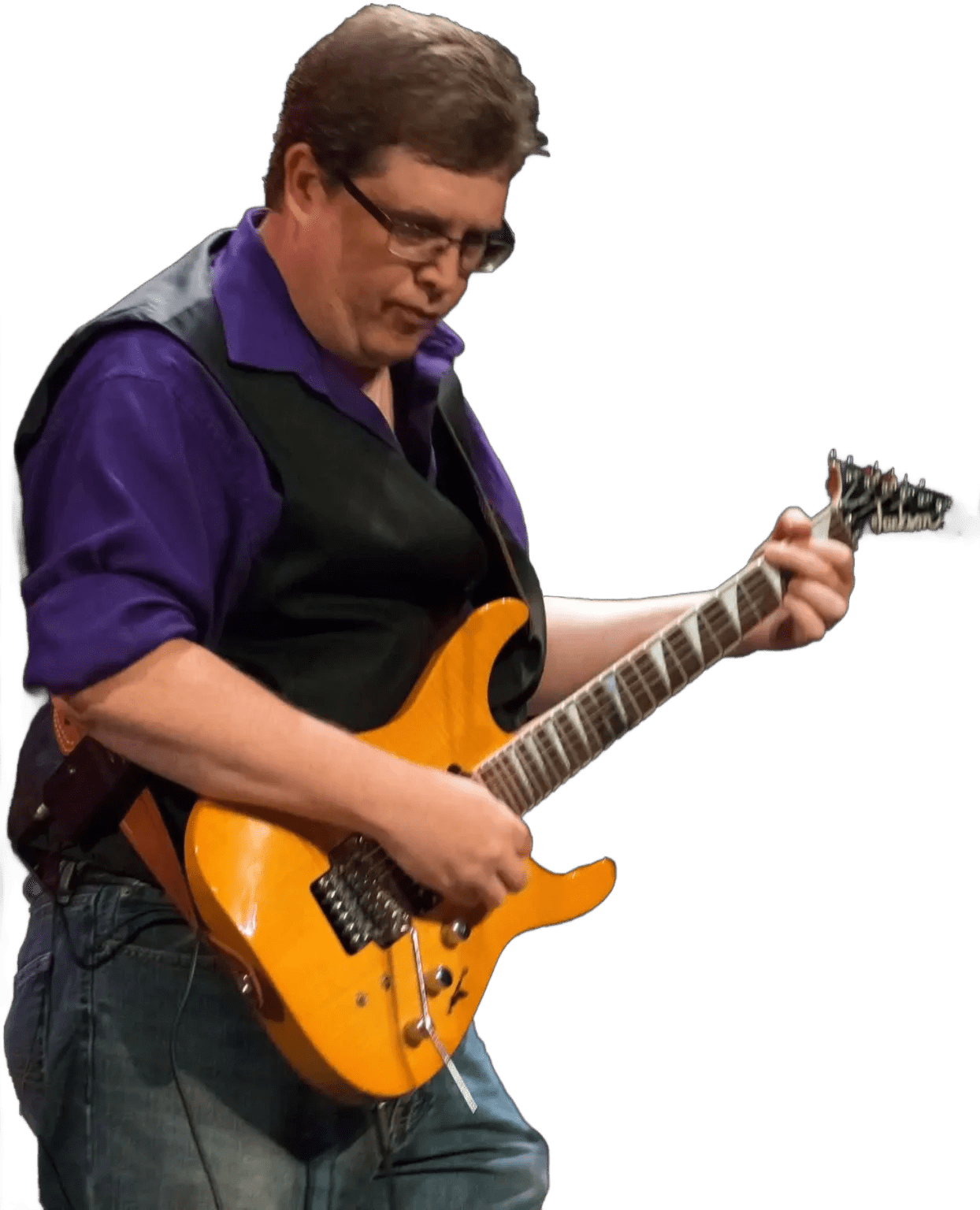 Marty Gibson performing Christian rock music for the Apparition film soundtrack.