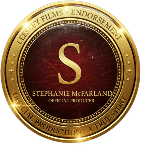 Official Producer endorsement seal for Stephanie McFarland in the movie Apparition by Leesley Films